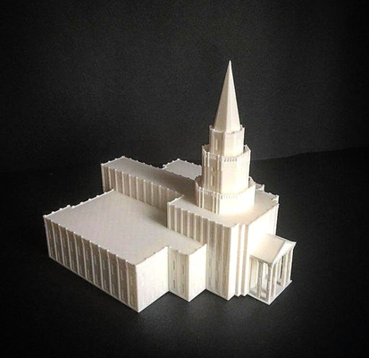 houston texas temple by vanadium14 ménage décor lds 3d print model - Mito3D