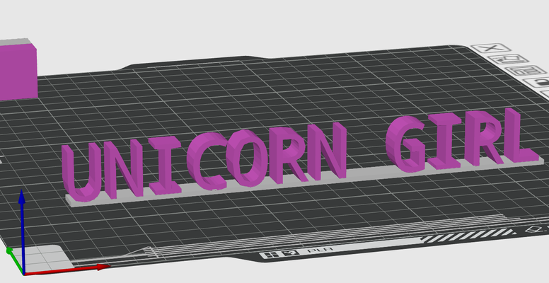 unicorn girl by jaceheartdesigns art signs & logos sign multi color 3d print model - Mito3D