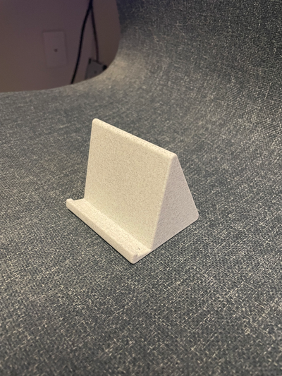 basic iphone stand by spencersample household office mount 3d print model - Mito3D