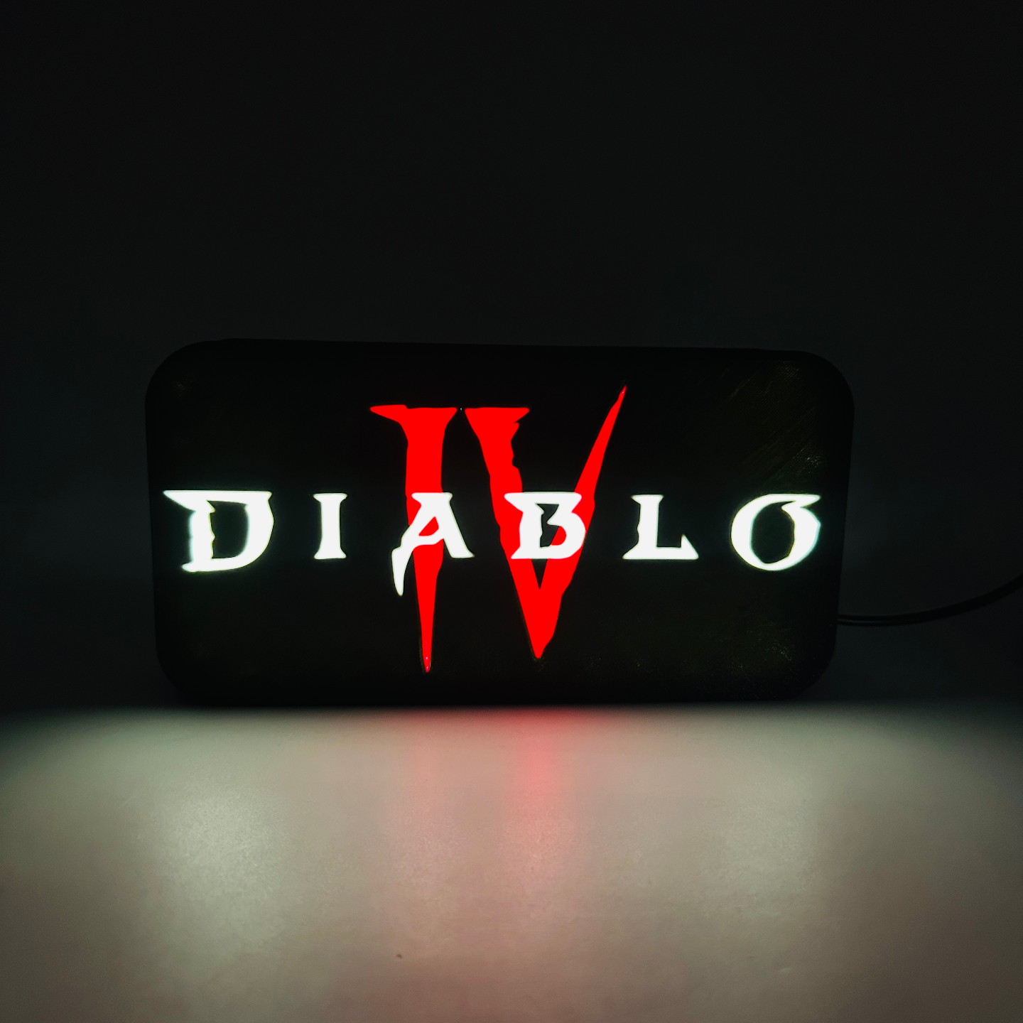 diablo guidato lampada by smart3d gabriel gomes giocattoli giochi scatola led luce ps5 xbox giocatore 3D print model - Mito3D