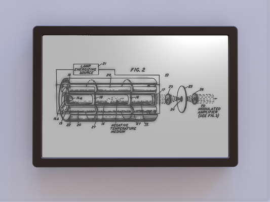 lazer patent sanat by ken değirmenler 2d 3d print model - Mito3D