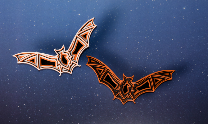 6 layer bat decoration by lindnjoe household decor halloween halloweendecor halloweendecoration 3d print model - Mito3D