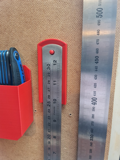 ruler holder by rockettree tools organizers toolholder 3d print model - Mito3D
