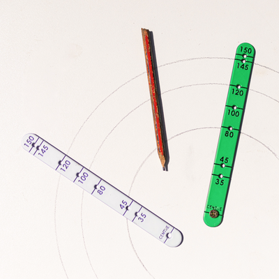 circolare cut out modello bastone by mattpike1999 utensili misurare elettrico cerchio ritagliare guida matita elettricista gesso 3d print model - Mito3D