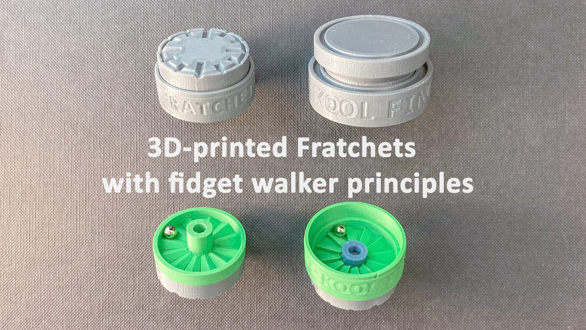 fratture magnetico cricchetti molle by kool dita giocattoli giochi fidgetratchets irrequieti camminatori koolfingers fidgettoys sfere magnetiche magneticgames 3D print model - Mito3D