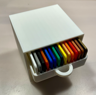 filament stichprobe box by kbes1985 3d drucker zubehör 3d print model - Mito3D