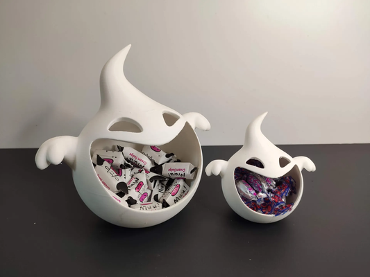 caramella fantasma by sevro domestico arredamento halloween ciotola 3d print model - Mito3D