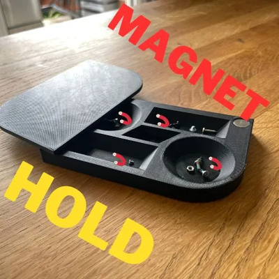 schraube halter unterstützung schrauben halfter magnetisch by landvoigt 3d drucker zubehör box magnet schraubendreher dienstleistungen aktualisierung 3d print model - Mito3D