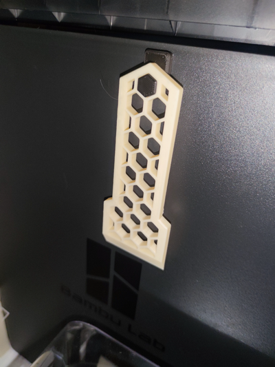 suporte arranhador hexagonal by brilho negro 3d impressora acessórios 3d print model - Mito3D