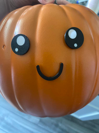 cute pumpkin eyes smile push-in accessory by svest1466 art 2d happy halloween 3d print model - Mito3D