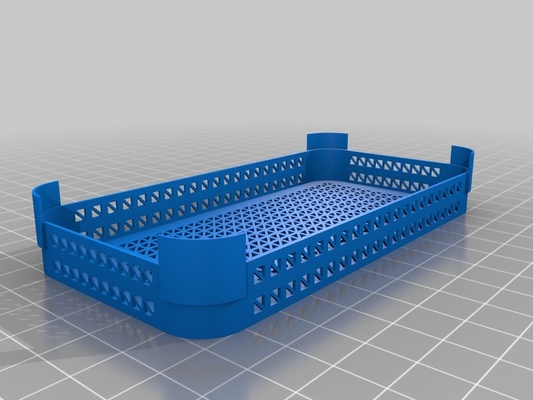 caixa empilhável sílica gel f r by reinair 3d impressora acessórios recipiente thingiverse 3d print model - Mito3D