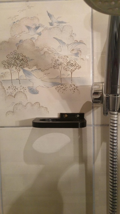 sabonete suporte saboneteira by reinair casa modelos chuveiro thingiverse acessórios banho caixa sabão molde 3d print model - Mito3D