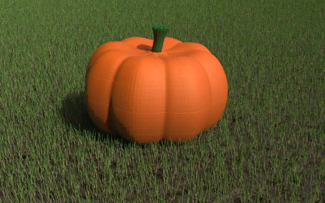 a straight up pumpkin by tsitsi household decor halloween spooky spookyseason scary 3d print model - Mito3D