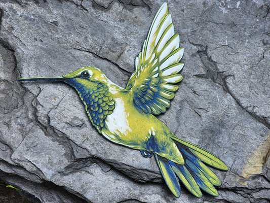 hutschmiede kolibri by zombie igel kunst zeichen logos polymaker farbwechsel zwischendurch filamentmalerei 3d print model - Mito3D