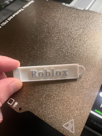 roblox numberplate keychain 20 by dinozzo28 art signs & logos number plate 3d print model - Mito3D