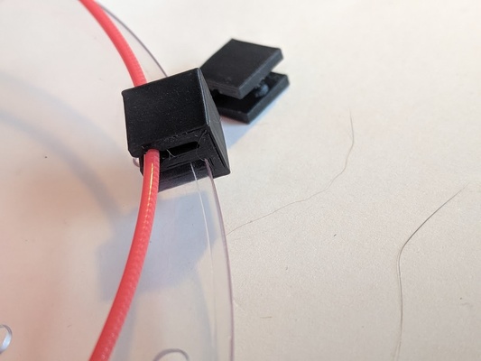 creality pla bobina clip by chipce 3d stampante accessori filamento thingiverse 3d print model - Mito3D