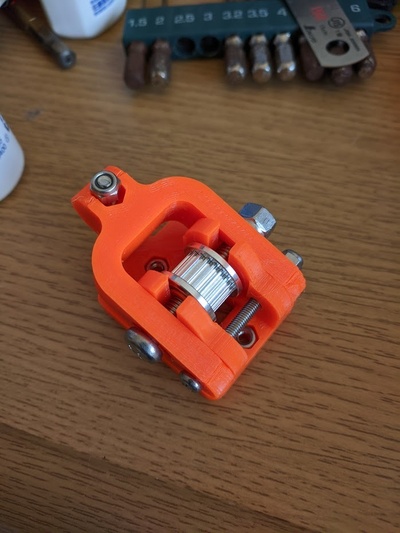 prusa mk3 y axis adjustable belt tensioner e3d idler by chipce 3d printer parts thingiverse mk3s 3d print model - Mito3D