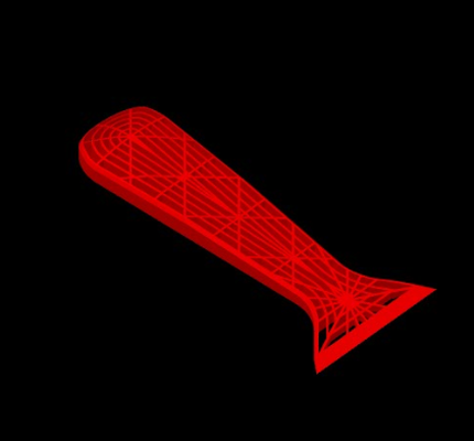 korkutucu kazıyıcı by leo w8 araçlar el spatula cadılar bayramı 2023 ürpertici kırmızı karanlık useful3dprints ölçek ilk güzel gadget 3d print model - Mito3D