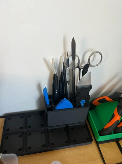 gridfinity ifixit tool holder uploaded so can be printed a phone by jake laderman shared axel kolterman 3d printer accessories tools 3d print model - Mito3D