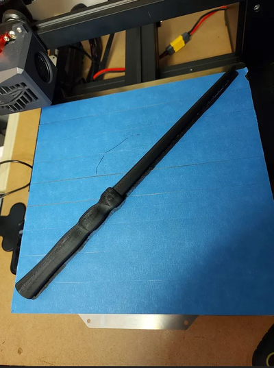 simple wand by maskedjoey props & cosplays harrypotter fairy stick magic 3d print model - Mito3D
