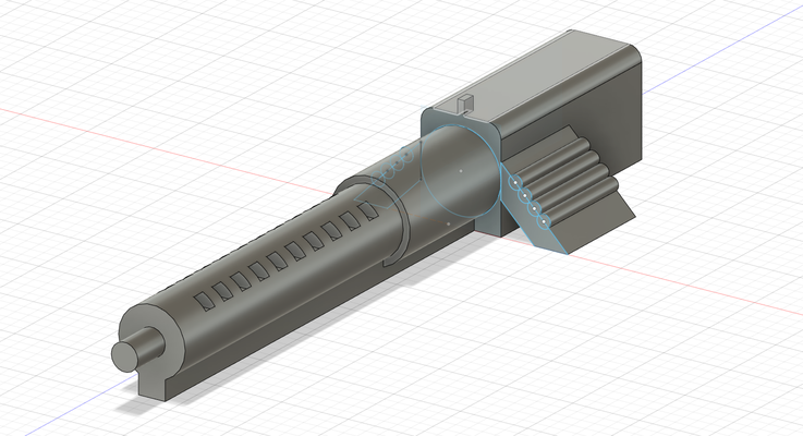 brinquedo lmg by xlr8434 miniaturas arma fogo máquina 3d print model - Mito3D