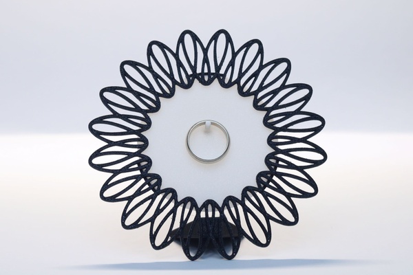 rahmen ring halter unterstützung by ken mühlen haushalt dekor ringhalter 3d print model - Mito3D