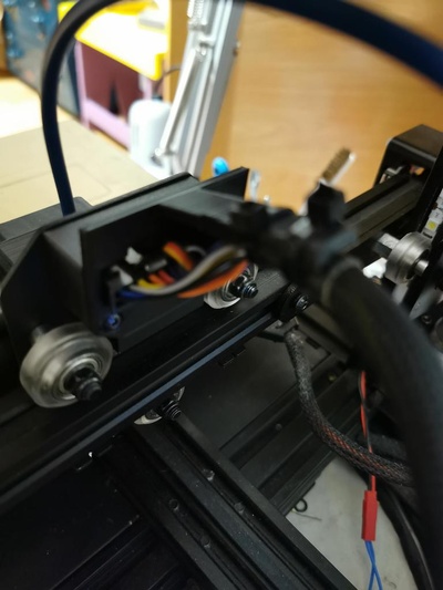 soporte cables carro x geeetech a10 v4 by despacho3d 3d impresora accesorios thingiverse 3d print model - Mito3D