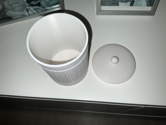 vaso decorazione coperchio by acevalsl domestico arredamento 3d print model - Mito3D
