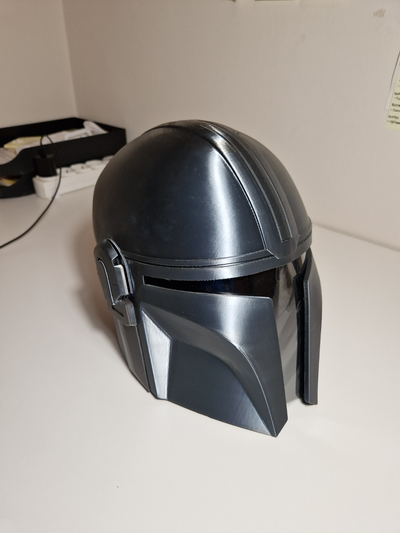 mandalorian helmet - support optimization old version remixed by nyx nk props & cosplays masks helmets mando din djarin starwars 3d print model - Mito3D