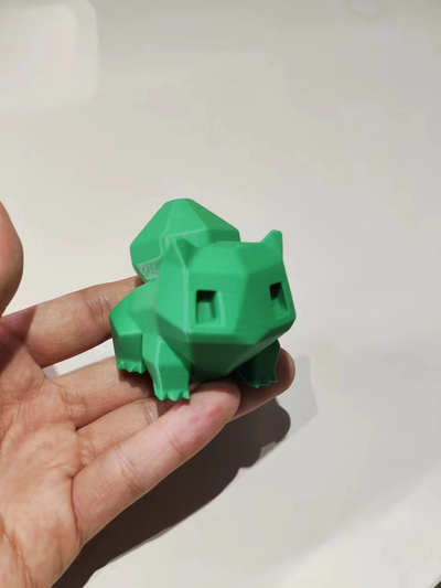 008 extra fine-bulbasaur lowpoly remastered flowalistik shared by alex0348 art sculptures 3d print model - Mito3D