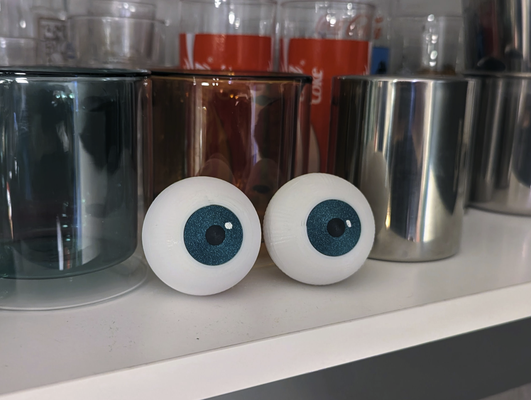 eyeball container by blecheimer household decor eye eyes 3d print model - Mito3D