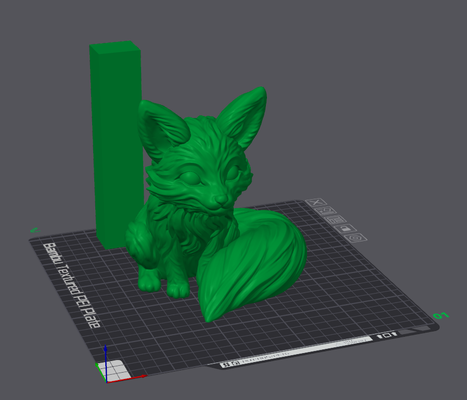 fox remixed by alexsvk household pets 3d print model - Mito3D