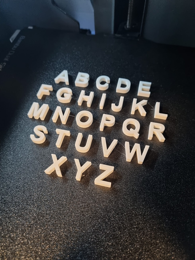 alphabet by toxvaerd education models abc kid learn learning toy 3d print model - Mito3D