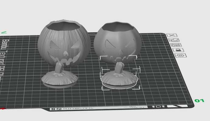 pumpkin halloween decoration k rbis by 3dprintcreator art sculptures 2023 3d print model - Mito3D