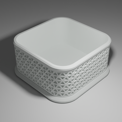 box 1 dreieck by gefallener engel haushalt dekor wohnkultur halter unterstützung lager 3d print model - Mito3D