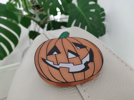 super stylish pumpkin drinks coaster by marksung household decor halloween multi color 3d print model - Mito3D