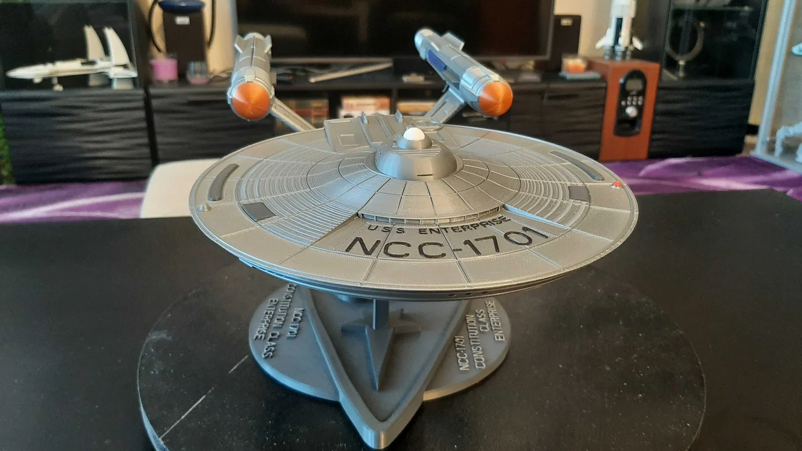 enterprise constitution class shared by mugglesmuggle household decor 3D print model - Mito3D