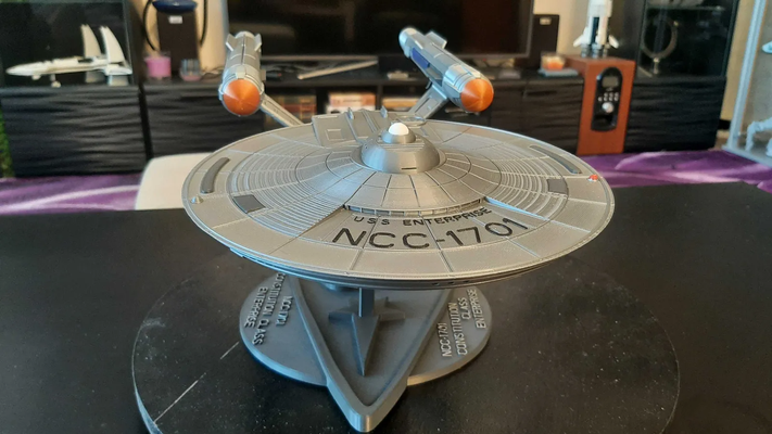 enterprise constitution class shared by mugglesmuggle household decor 3d print model - Mito3D