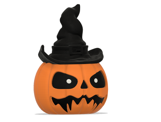 scary jack o' lantern halloween pumpkin remixed by officina23 household festivities o latern jack-o'-lantern jack-o-lantern 3d print model - Mito3D