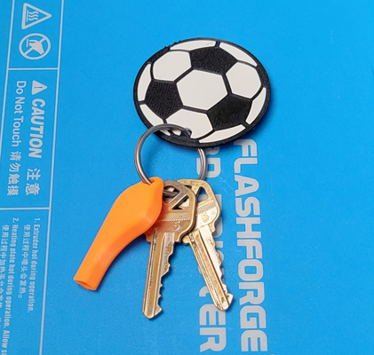 slim profile keychain whistle aka rape 145 minute print by m idex hobby & diy sport outdoors classic pocket 3d print model - Mito3D