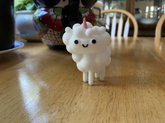 milho fofo adesivos by ansonl miniaturas animais ovelha animal lhama maçã unicórnio mascote mensagens saiu cabras moles 3d print model - Mito3D
