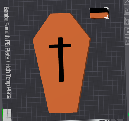casket cross lid by mannieg household decor 3d print model - Mito3D