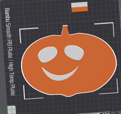 smiling pumpkin by mannieg household decor halloween jack o lantern 3d print model - Mito3D