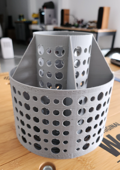 utensil drying rack openscad parametric by dp design household house models 3d print model - Mito3D