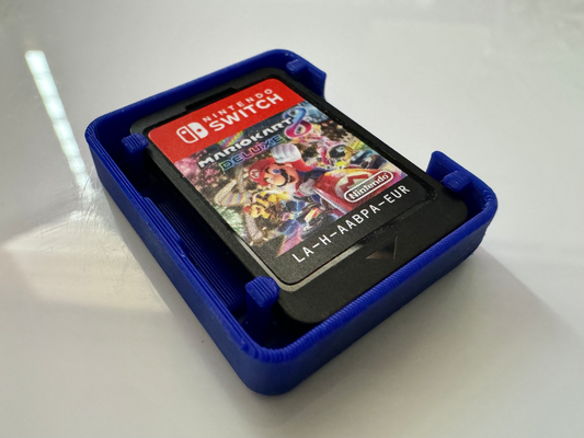 nintendo switch single cartridge holder by nikkigrubbdesigns toys & games gaming protection quick print small 3d print model - Mito3D