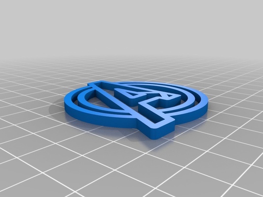 avengers logo keychain by moby2112 fashion models thingiverse avengerskeychain 3d print model - Mito3D