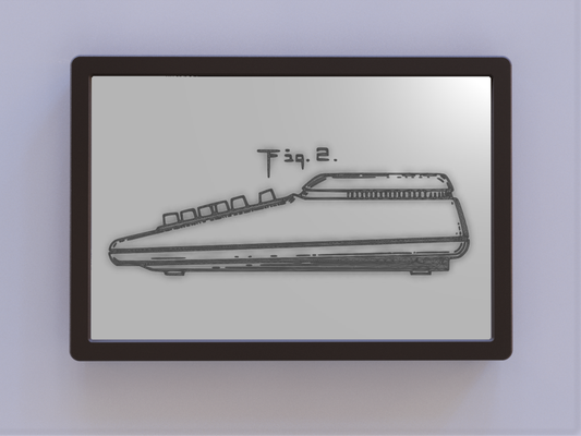 commodore cbm ii patent sanat by ken değirmenler 2d izlemek komodorecbm 3d print model - Mito3D