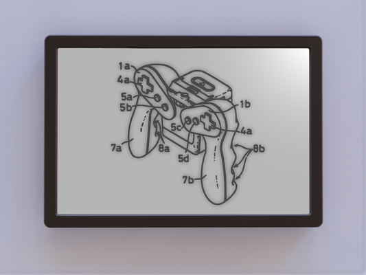 virtuale ragazzo controller brevetto arte by ken mulini 2d 3d print model - Mito3D