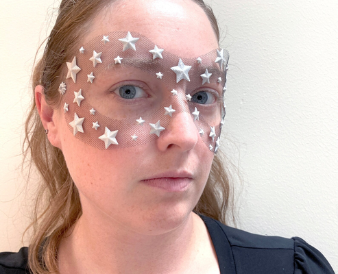 yıldızlar yüzer maskeli balo maske by penolopybulnick sahne cosplays maskeler kasklar tül talimatlar tinkercad 3d print model - Mito3D