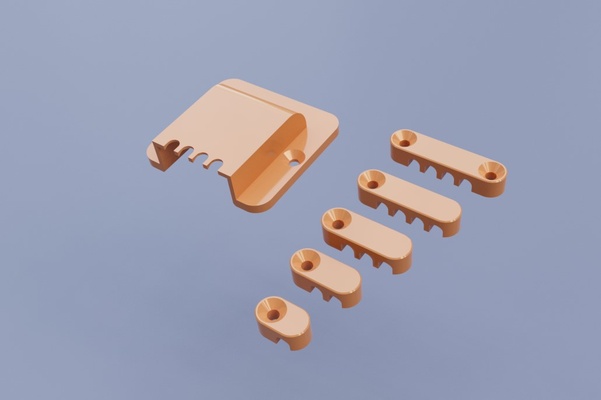 ethernet cabo clipes parede cobrir bainha by ken moinhos ferramentas aparelhos cablemanagment 3d print model - Mito3D